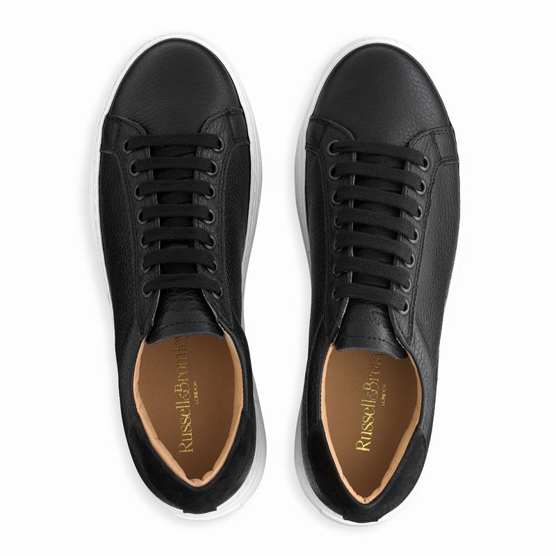 Black Russell And Bromley Saturn Women's Platform Sneakers | UTV7225WY