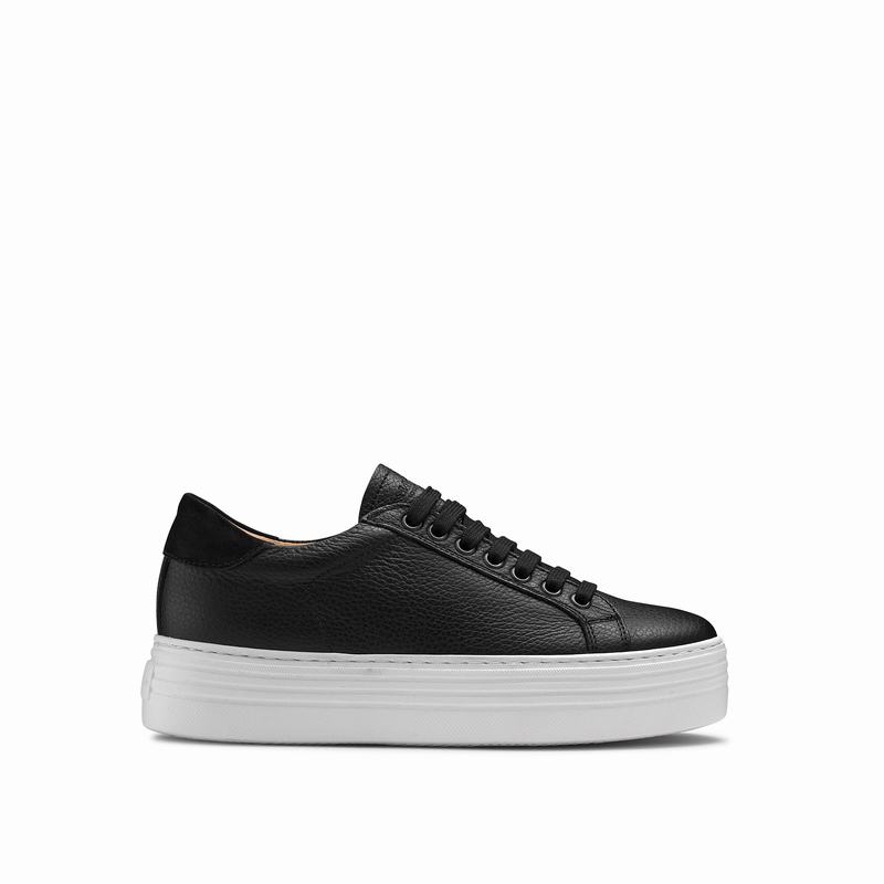 Black Russell And Bromley Saturn Women\'s Platform Sneakers | UTV7225WY