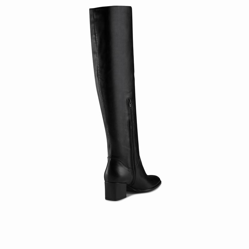 Black Russell And Bromley Scrunch Women's Long Boots | ODS9150VN