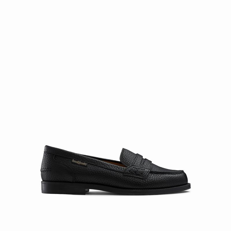 Black Russell And Bromley Sixpence Women\'s Loafers | MSS1958DP