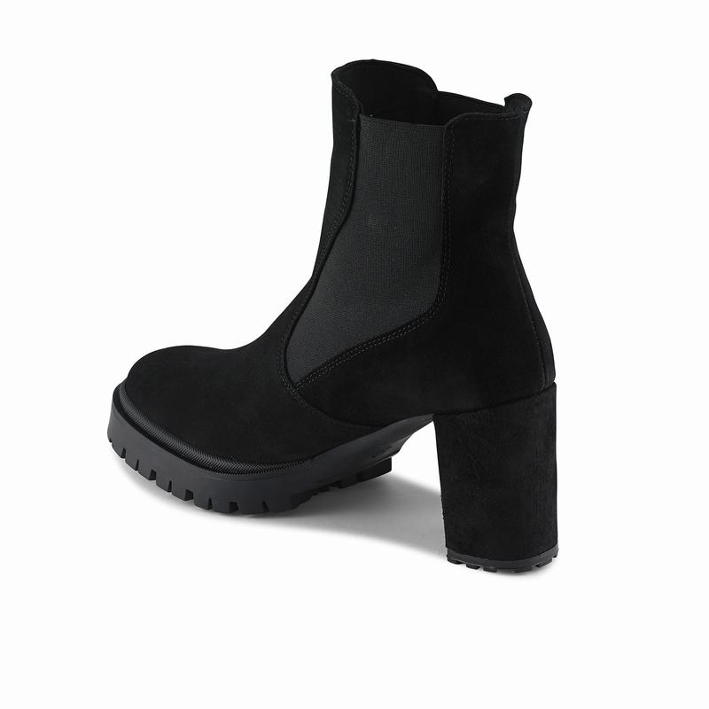Black Russell And Bromley Sky Hi Women's Chelsea Boots | ADZ6540AM