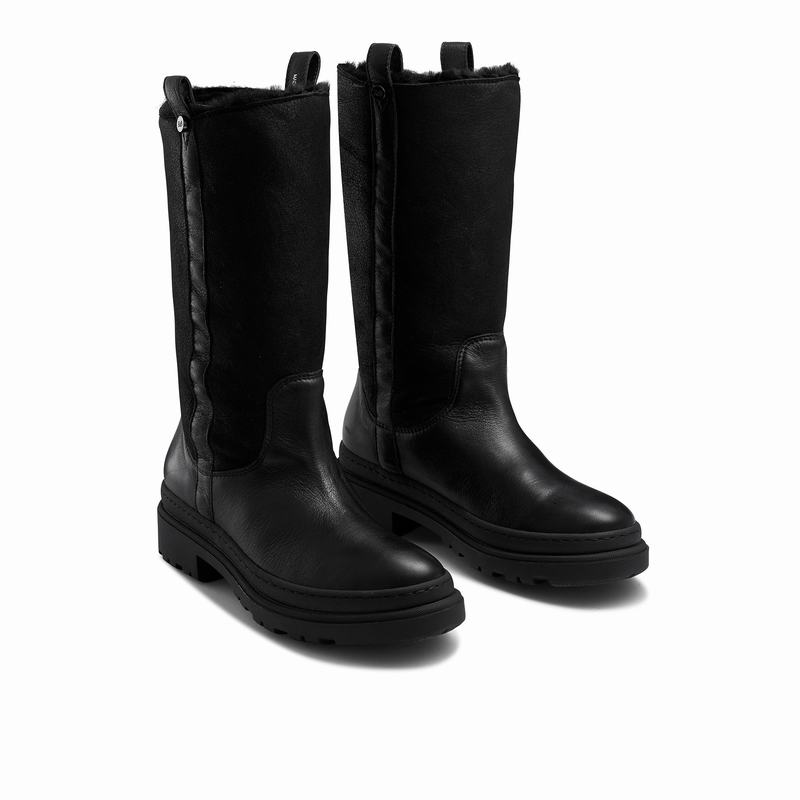 Black Russell And Bromley Slushy Women's Knee High Boots | JHQ7112RE