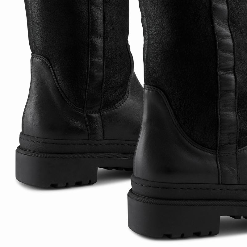 Black Russell And Bromley Slushy Women's Knee High Boots | JHQ7112RE