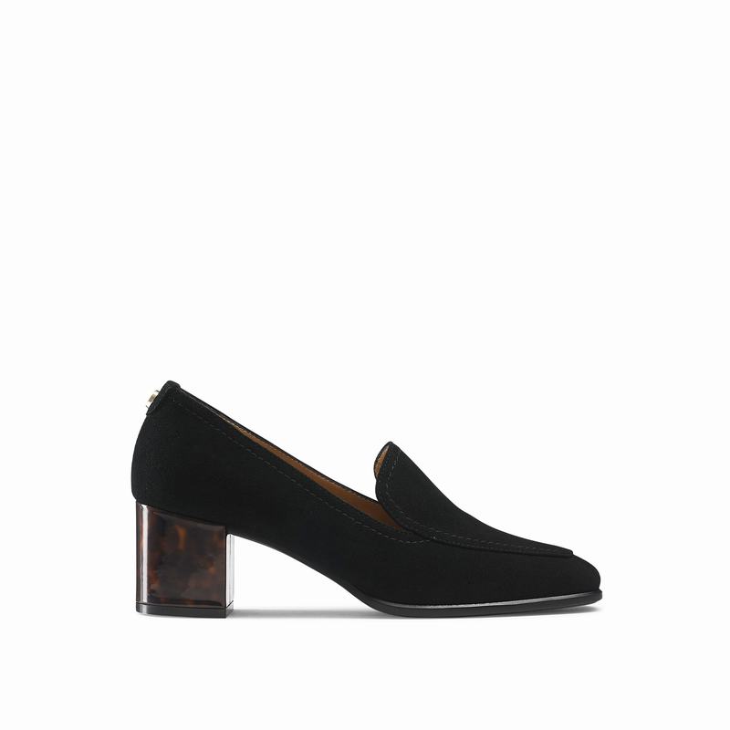 Black Russell And Bromley Smokey Women\'s Slippers | KMT1978UT