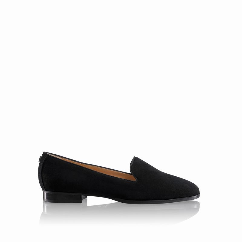 Black Russell And Bromley Smoking Women\'s Dress Flats | YAN10052FR