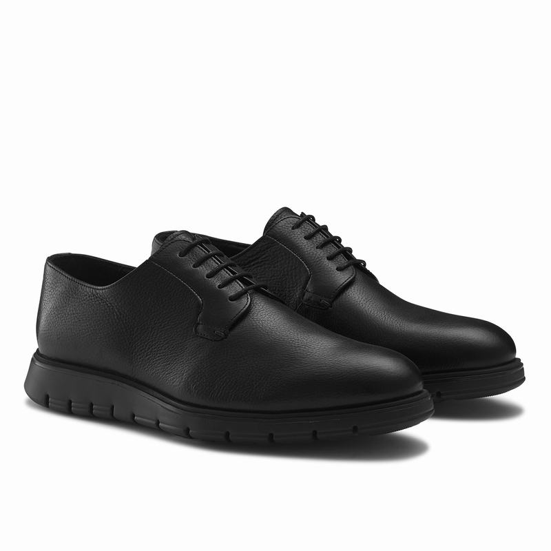 Black Russell And Bromley Socialite Men's Lace Up Shoes | PIS514PA