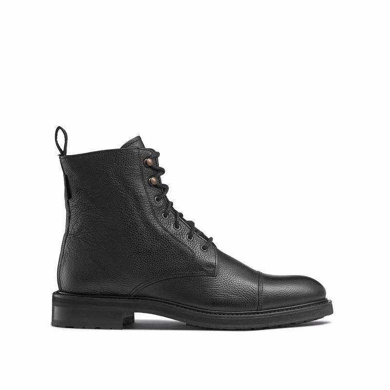 Black Russell And Bromley Stomp Men\'s Lace Up Boots | CSX5462LK