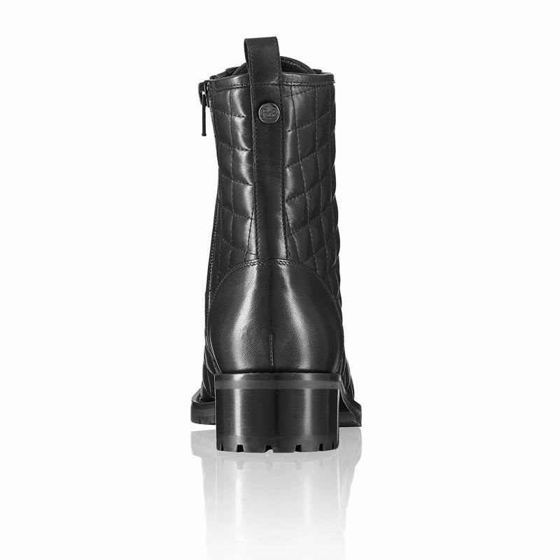 Black Russell And Bromley Toughstuff Women's Lace Up Boots | QRS1004ZN