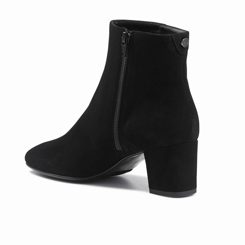 Black Russell And Bromley Trinity Women's Ankle Boots | DDP183HJ