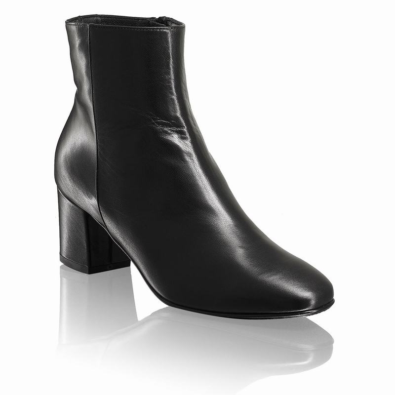 Black Russell And Bromley Trinity Women's Ankle Boots | XXF1542TN