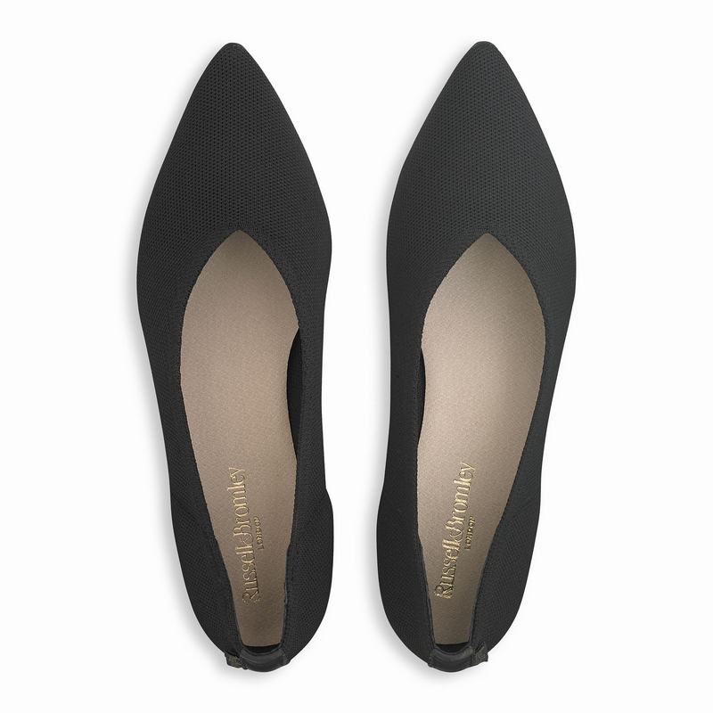 Black Russell And Bromley Tutu Women's Ballet Flats | SKW9491PC