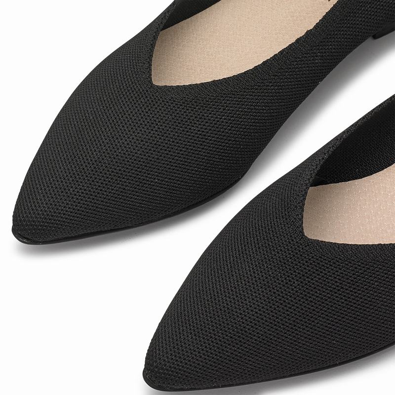 Black Russell And Bromley Tutu Women's Ballet Flats | SKW9491PC