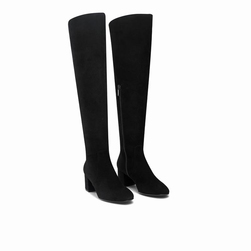 Black Russell And Bromley Way Up Women's Knee High Boots | JVY7284LE