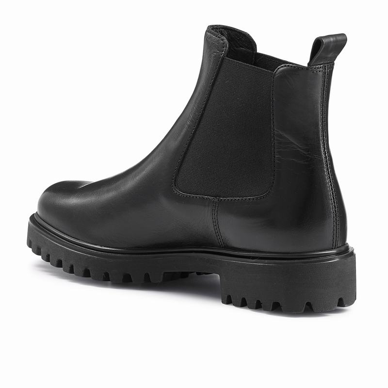 Black Russell And Bromley Winchelsea Women's Chelsea Boots | YSD6332ZA