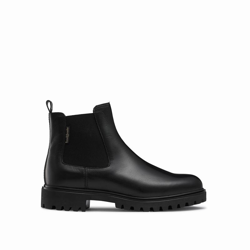 Black Russell And Bromley Winchelsea Women\'s Chelsea Boots | YSD6332ZA