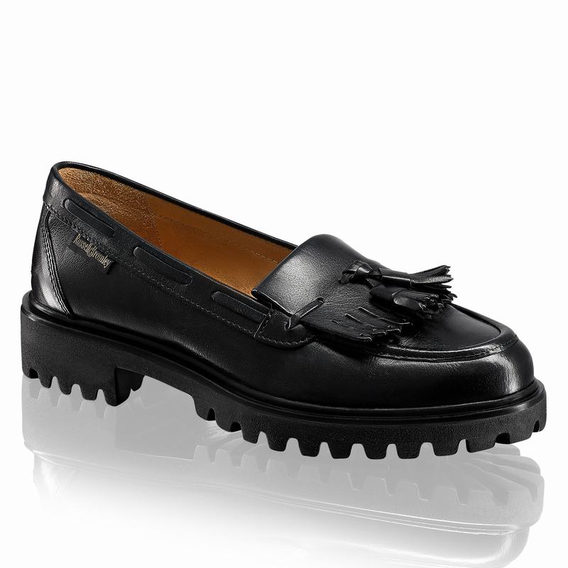 Black Russell And Bromley Winchester Women's Loafers | WPW10038FE