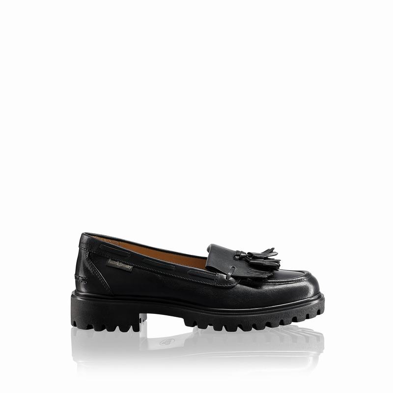 Black Russell And Bromley Winchester Women\'s Loafers | WPW10038FE