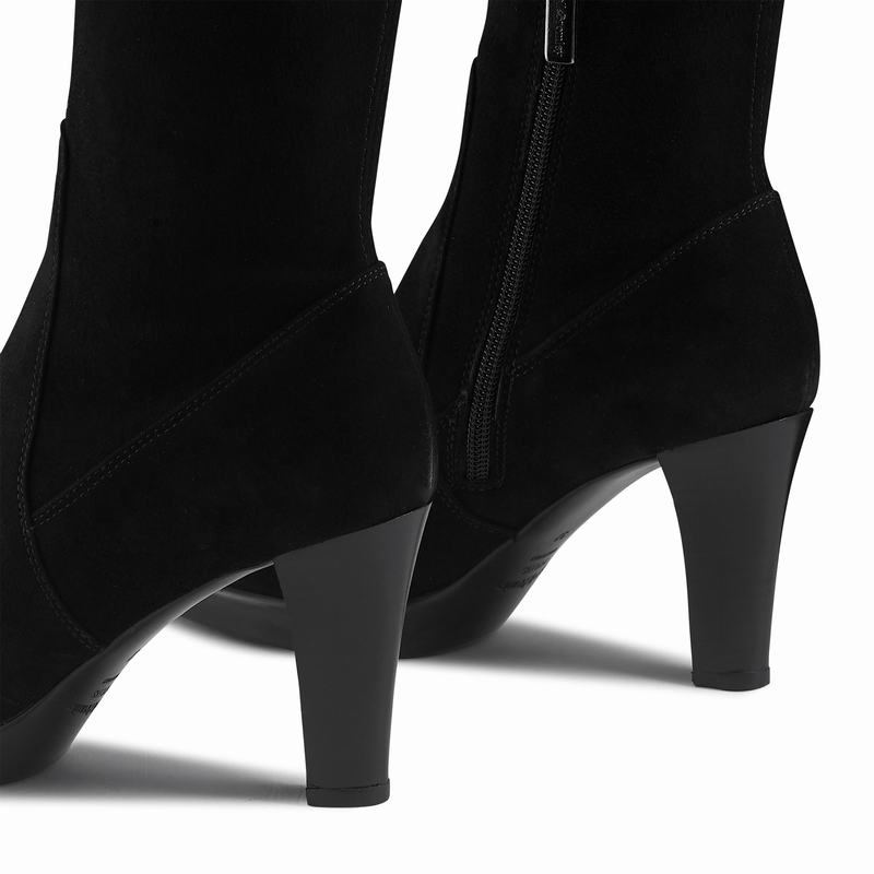 Black Russell And Bromley Windfall Women's Knee High Boots | ERU6458VT