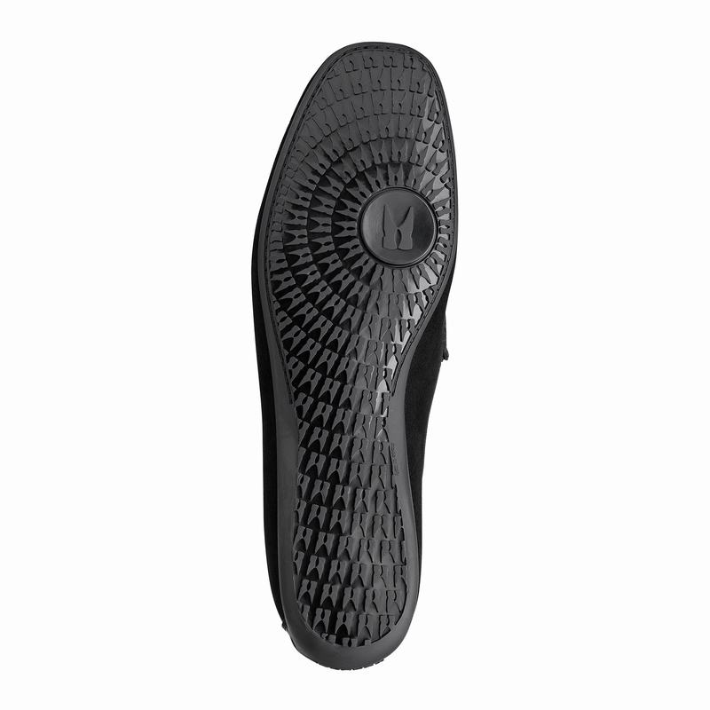 Black Russell And Bromley Yoga Men's Loafers | CYV4720HV