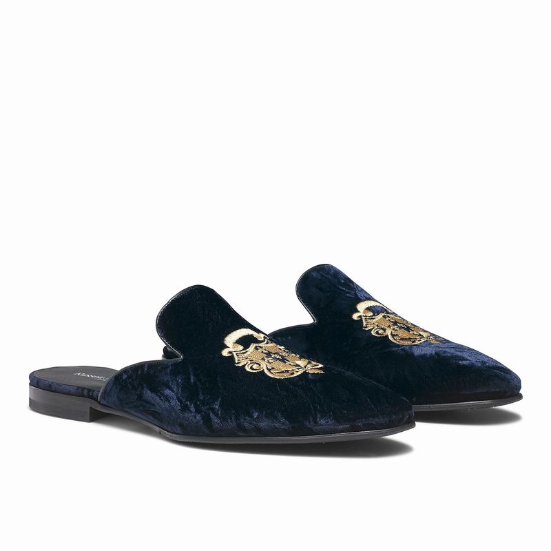Blue Russell And Bromley Barocco Men's Loafers | GRZ544DO