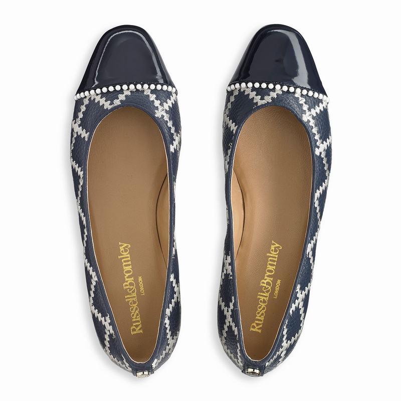 Blue Russell And Bromley Boulevard Women's Ballet Flats | XXL3131YQ
