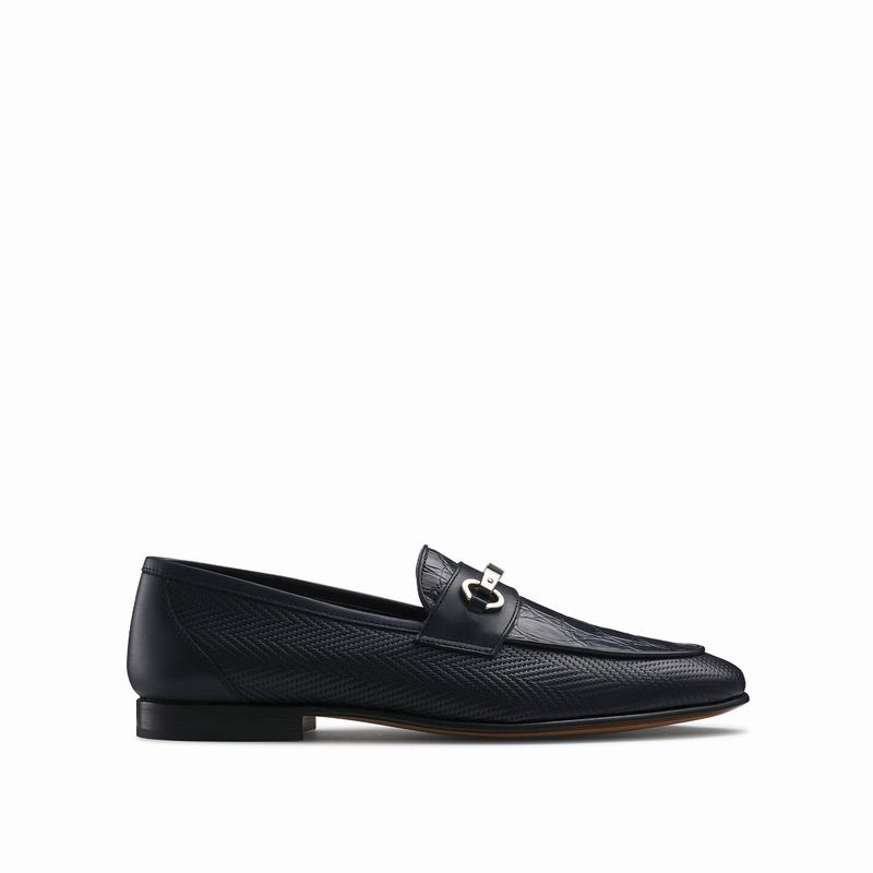 Blue Russell And Bromley Cachet Men\'s Loafers | KIQ5620FN