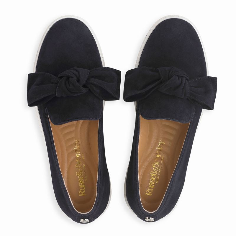 Blue Russell And Bromley Casablanca Women's Slip On Trainers | SZC7421EZ