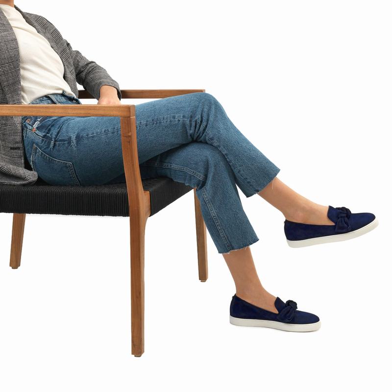 Blue Russell And Bromley Casablanca Women's Slip On Trainers | SZC7421EZ