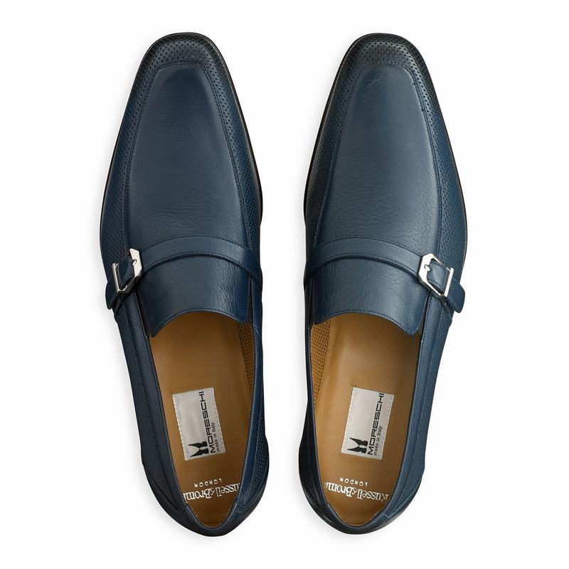 Blue Russell And Bromley Charisma Men's Loafers | UET5544MW
