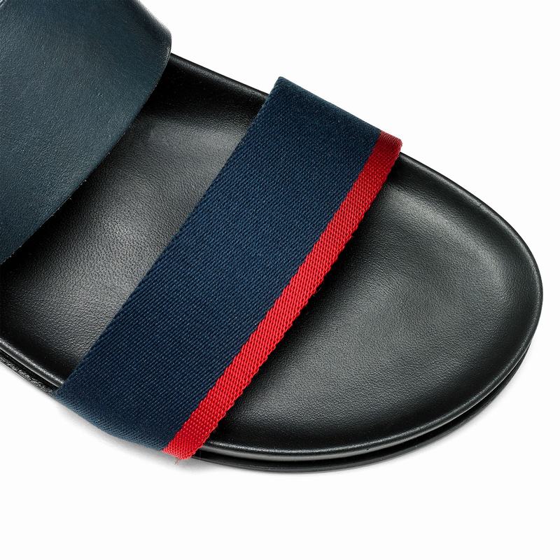 Blue Russell And Bromley Fab Line Men's Sandals | ZGA6280QV