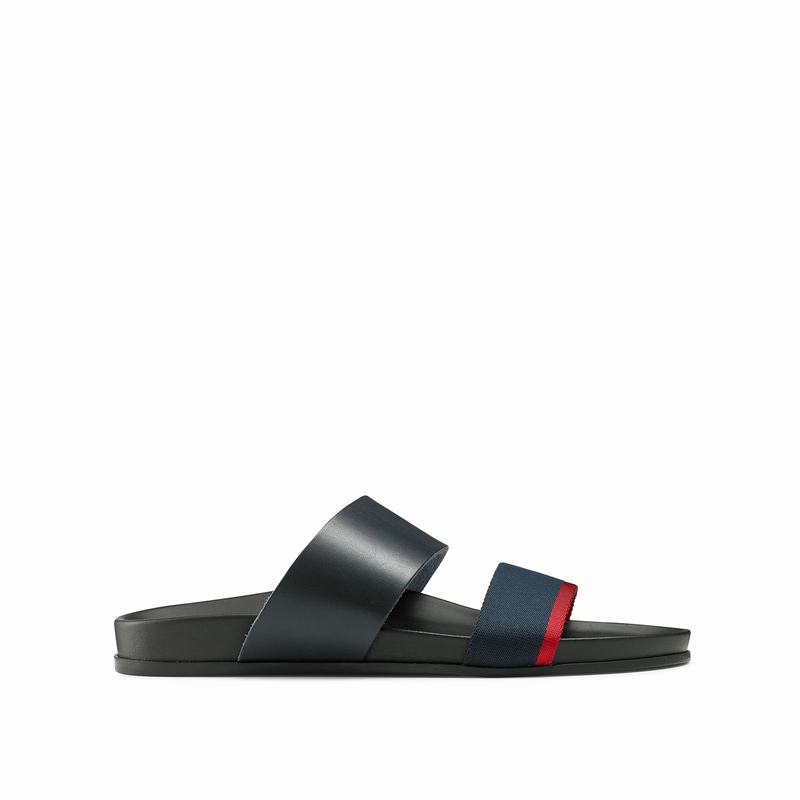 Blue Russell And Bromley Fab Line Men\'s Sandals | ZGA6280QV