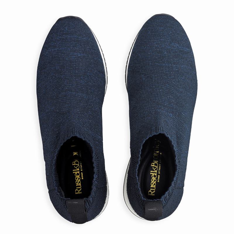 Blue Russell And Bromley Fly By Women's Slip On Trainers | KQD1024ET