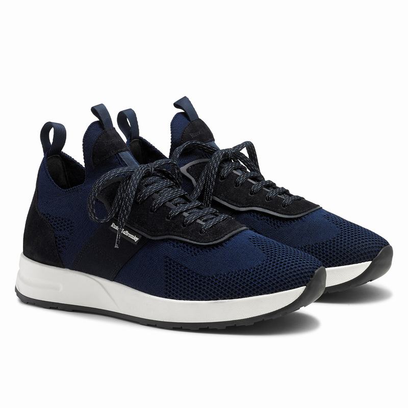 Blue Russell And Bromley Fly Guy Men's Low Top Sneakers | LLN4928PT