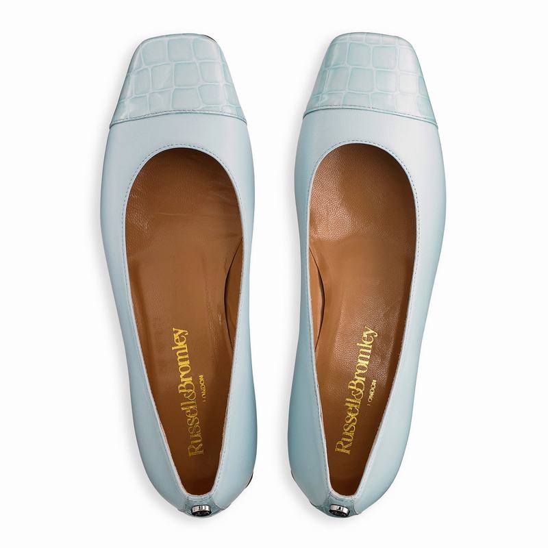 Blue Russell And Bromley Fondant Women's Ballet Flats | NAE2941UJ