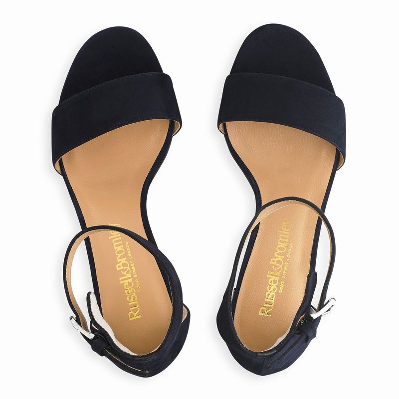 Blue Russell And Bromley Ittakestwo Women's Heeled Sandals | XGF6172DL