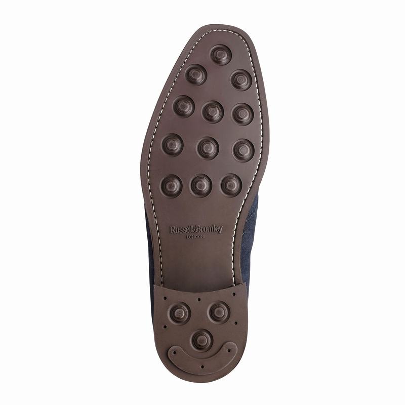 Blue Russell And Bromley Jermyn Men's Desert Boots | GVV531KW