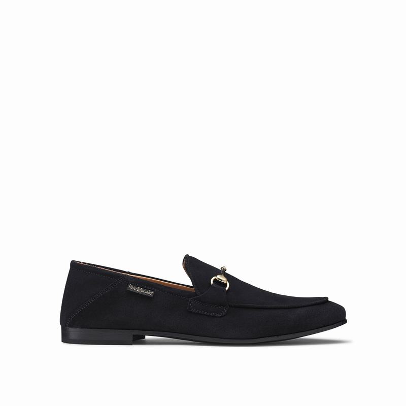 Blue Russell And Bromley Loafer M Men\'s Loafers | FJU6848IX