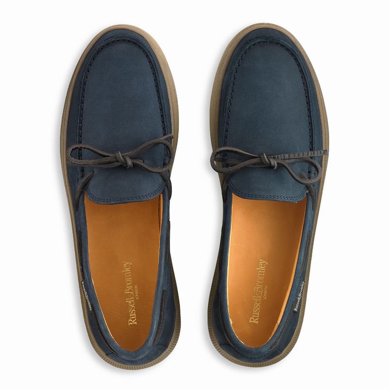 Blue Russell And Bromley On Shore Men's Slip On Shoes | TPX61RN