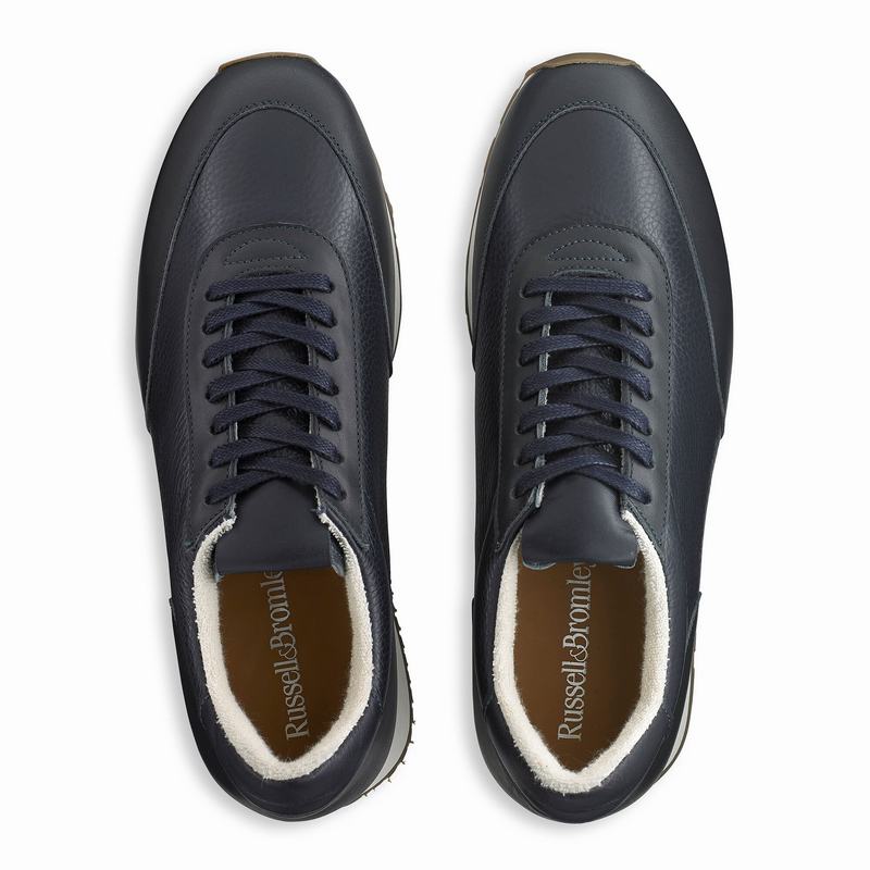 Blue Russell And Bromley Out Run Men's Low Top Sneakers | TFY606DU