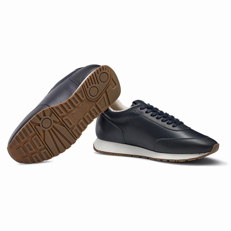 Blue Russell And Bromley Out Run Men's Low Top Sneakers | TFY606DU