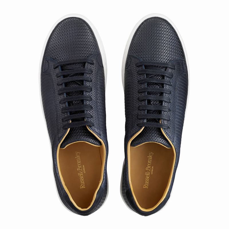 Blue Russell And Bromley Park Run Men's Low Top Sneakers | DSU6581HR
