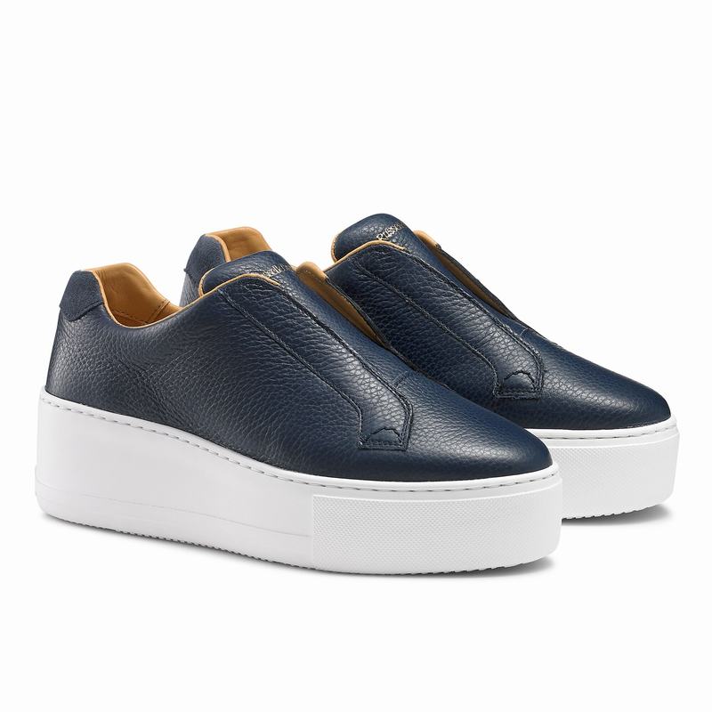 Blue Russell And Bromley Park Up Women's Platform Sneakers | GTT9699YZ