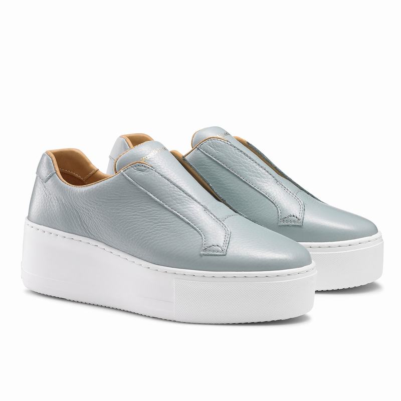 Blue Russell And Bromley Park Up Women's Platform Sneakers | WMF355JJ