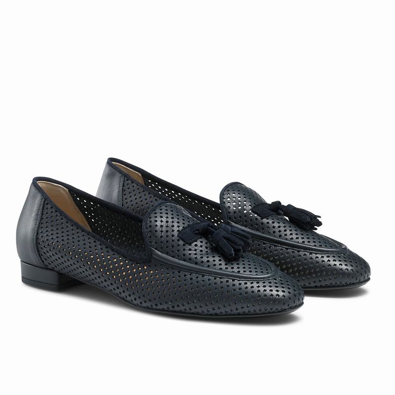 Blue Russell And Bromley Perfect Women's Loafers | LOP9410OU