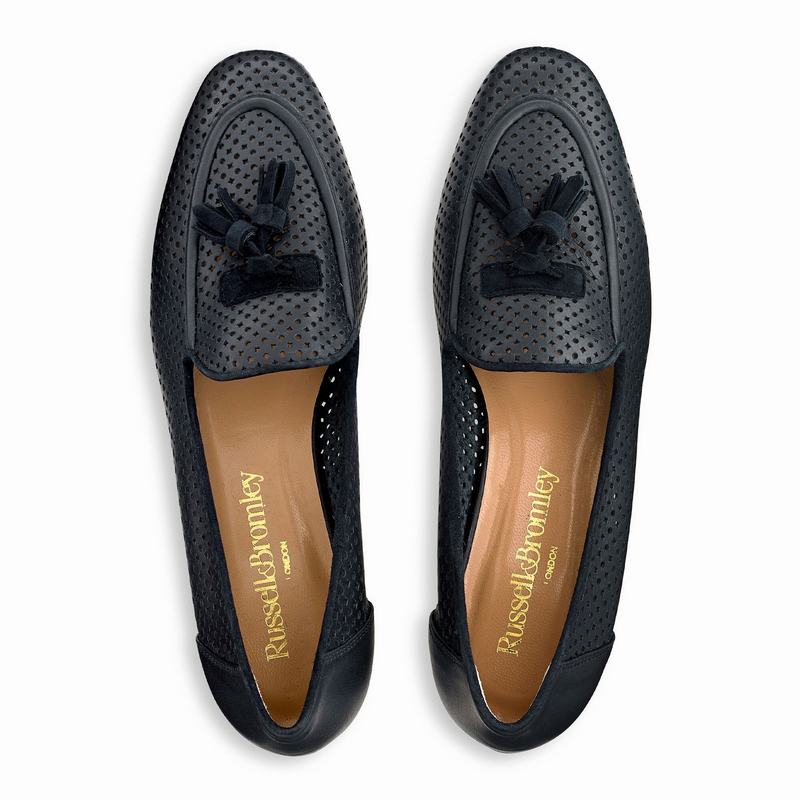 Blue Russell And Bromley Perfect Women's Loafers | LOP9410OU