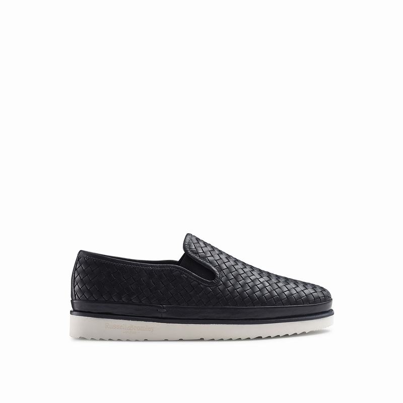 Blue Russell And Bromley Sanmarina Women\'s Slip On Trainers | XCX2454KE