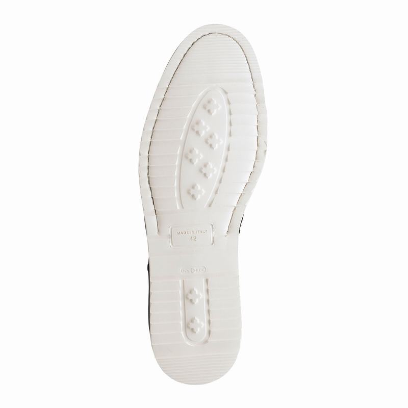 Blue Russell And Bromley Sanmarino Men's Slip On Shoes | YYV622JF