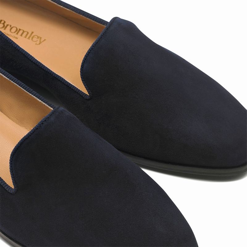 Blue Russell And Bromley Smoking Women's Dress Flats | GKL8437VP