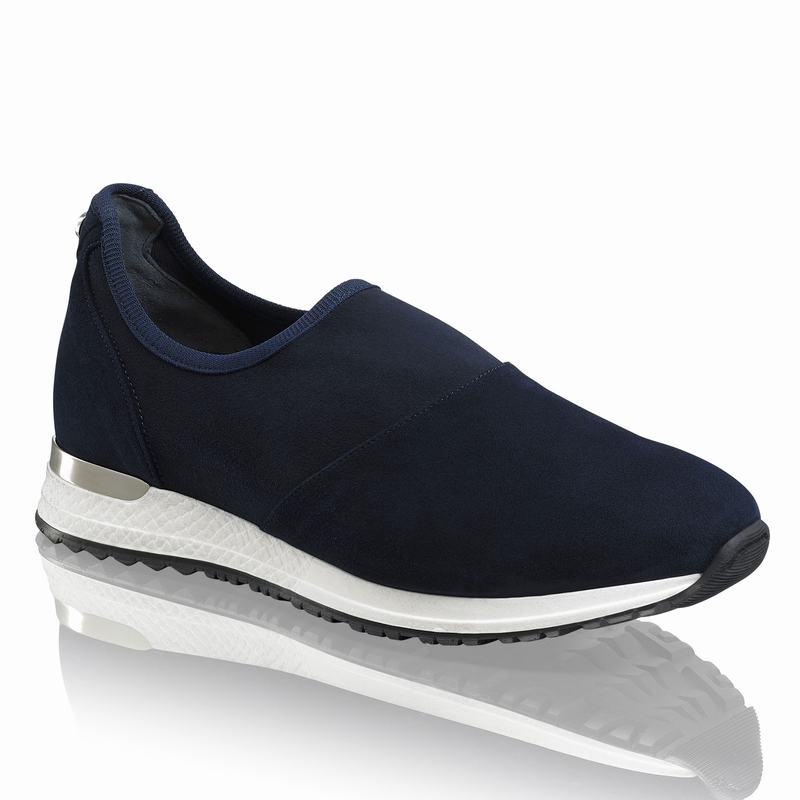 Blue Russell And Bromley Stretchout Women's Slip On Trainers | QCW7876TH