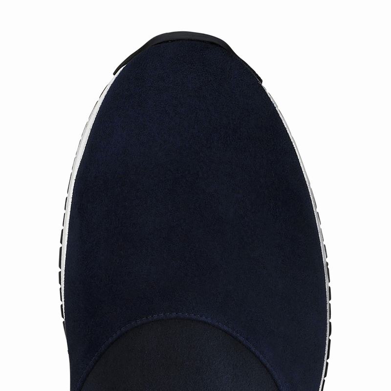 Blue Russell And Bromley Stretchout Women's Slip On Trainers | QCW7876TH